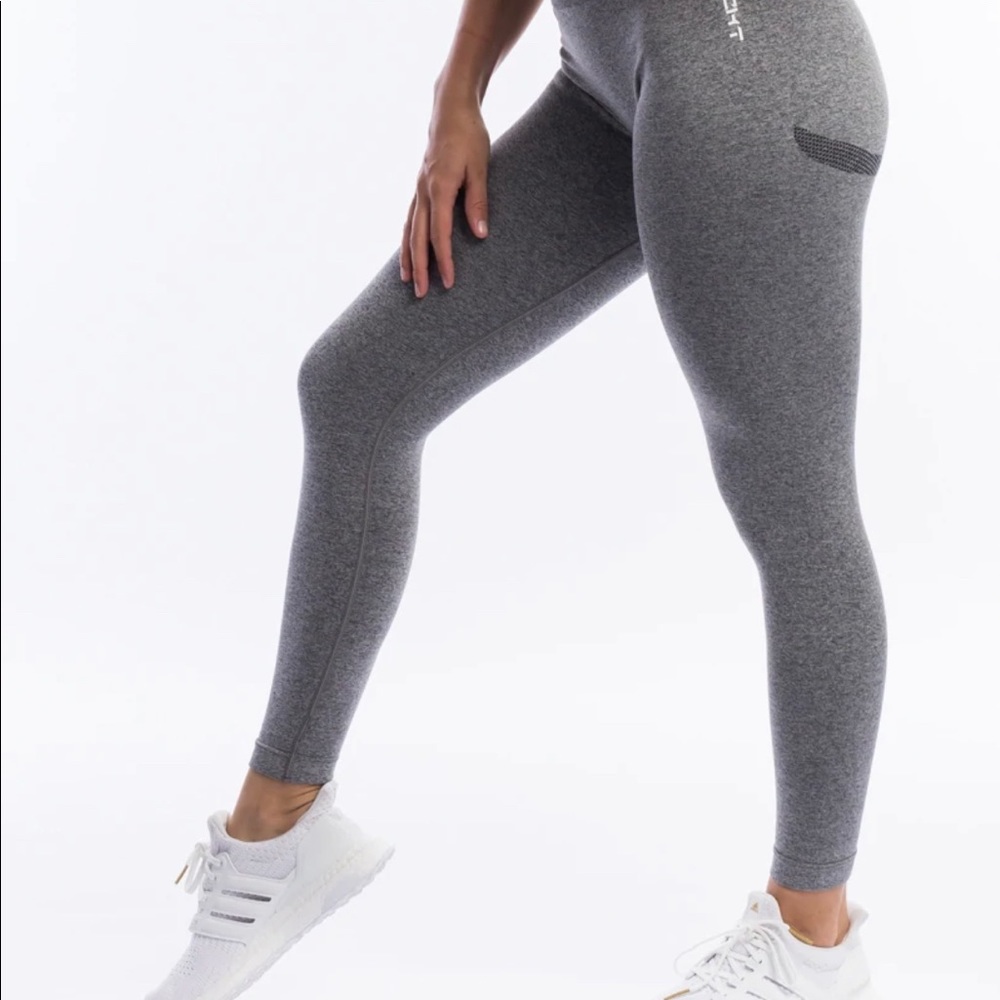 Echt arise key leggings size large color grey